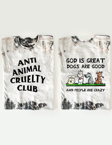 Anti Animal Cruelty Club Tee